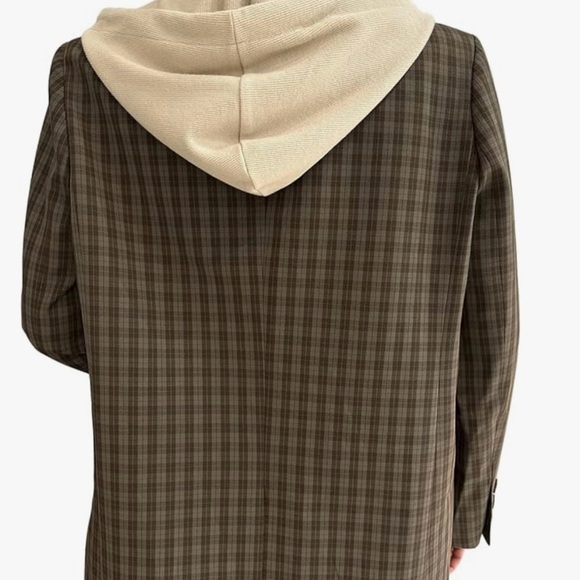 NWT Hooded Oversize Blazer Jacket for Women - Picture 4 of 5